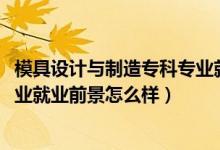 模具設(shè)計與制造?？茖I(yè)就業(yè)前景（2022模具設(shè)計與制造專業(yè)就業(yè)前景怎么樣）
