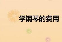 學鋼琴的費用（一年大概多少錢）