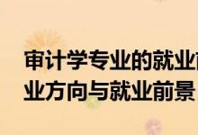 審計學專業(yè)的就業(yè)前景（2022審計學專業(yè)就業(yè)方向與就業(yè)前景）