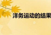 洋務(wù)運(yùn)動(dòng)的結(jié)果（洋務(wù)運(yùn)動(dòng)的評(píng)價(jià)）