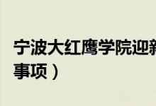 寧波大紅鷹學院迎新網(wǎng)入口（入學流程及注意事項）