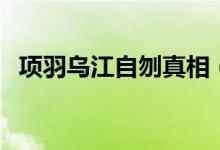 項(xiàng)羽烏江自刎真相(項(xiàng)羽烏江自刎在哪里)