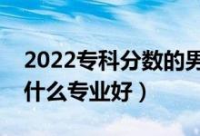 2022專科分?jǐn)?shù)的男生可以選擇什么專業(yè)（選什么專業(yè)好）