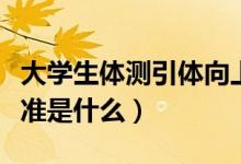 大學(xué)生體測引體向上標(biāo)準(zhǔn)動(dòng)作(大學(xué)生體測標(biāo)準(zhǔn)是什么)
