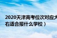 2020天津高考位次對(duì)應(yīng)大學(xué)（2022天津高考位次45000左右適合報(bào)什么學(xué)校）