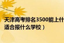 天津高考排名3500能上什么大學(xué)（天津高考位次43000左右適合報(bào)什么學(xué)校）