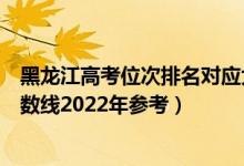 黑龍江高考位次排名對應(yīng)大學(xué)有哪些（位次對應(yīng)大學(xué)最低分?jǐn)?shù)線2022年參考）