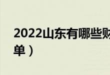 2022山東有哪些財(cái)經(jīng)類(lèi)大學(xué)(財(cái)經(jīng)類(lèi)大學(xué)名單)
