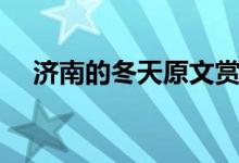 濟南的冬天原文賞析（濟南的冬天原文）