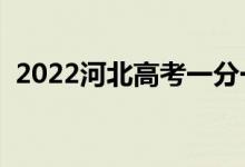 2022河北高考一分一段表（最新成績(jī)排名）