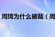 周琦為什么被裁（周琦被裁掉的原因是什么）