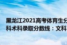 黑龍江2021高考體育生分數(shù)線（黑龍江2022高考體育類本科術科錄取分數(shù)線：文科71理科68）