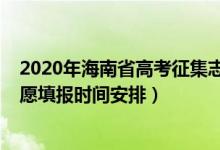 2020年海南省高考征集志愿（海南2022年高考本科征集志愿填報(bào)時(shí)間安排）