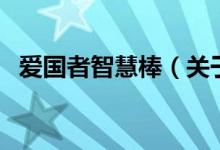 愛國者智慧棒(關于愛國者智慧棒的介紹)