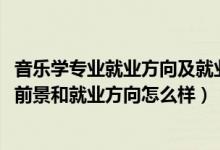 音樂學(xué)專業(yè)就業(yè)方向及就業(yè)前景分析（2022音樂學(xué)專業(yè)就業(yè)前景和就業(yè)方向怎么樣）