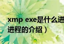 xmp exe是什么進(jìn)程（關(guān)于xmp exe是什么進(jìn)程的介紹）