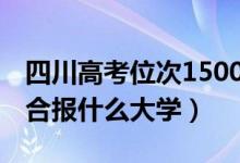 四川高考位次150000左右推薦什么學校（適合報什么大學）