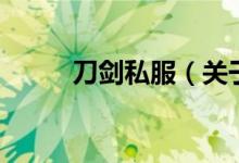 刀劍私服（關于刀劍私服的介紹）