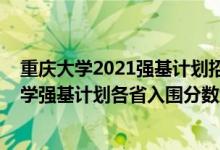 重慶大學(xué)2021強基計劃招生簡章及報名條件（2022重慶大學(xué)強基計劃各省入圍分數(shù)線是多少）