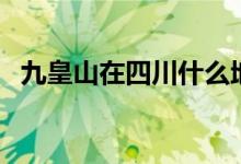 九皇山在四川什么地方(九皇山在四川哪)