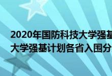 2020年國(guó)防科技大學(xué)強(qiáng)基計(jì)劃入圍分?jǐn)?shù)線（2022國(guó)防科技大學(xué)強(qiáng)基計(jì)劃各省入圍分?jǐn)?shù)線是多少）