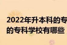 2022年升本科的?？茖W(xué)校（2022比本科還牛的?？茖W(xué)校有哪些）