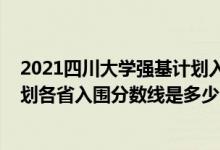 2021四川大學(xué)強基計劃入圍分數(shù)線（2022四川大學(xué)強基計劃各省入圍分數(shù)線是多少）