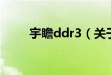 宇瞻ddr3（關(guān)于宇瞻ddr3的介紹）