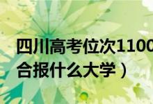 四川高考位次110000左右推薦什么學(xué)校（適合報(bào)什么大學(xué)）