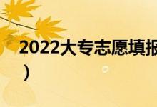 2022大專志愿填報技巧是什么（有什么方法）
