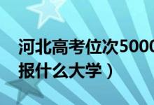 河北高考位次5000左右推薦什么學校(適合報什么大學)