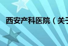 西安產(chǎn)科醫(yī)院（關(guān)于西安產(chǎn)科醫(yī)院的介紹）