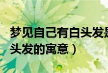 夢見自己有白頭發(fā)是什么意思（夢見自己有白頭發(fā)的寓意）