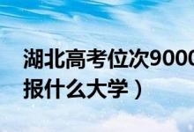 湖北高考位次9000左右推薦什么學(xué)校（適合報(bào)什么大學(xué)）