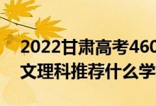 2022甘肅高考460-470分推薦上什么大學(xué)（文理科推薦什么學(xué)校）