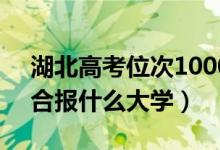 湖北高考位次10000左右推薦什么學校（適合報什么大學）