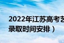 2022年江蘇高考藝術(shù)類?？剖裁磿r候錄?。ㄤ浫r間安排）