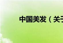 中國(guó)美發(fā)（關(guān)于中國(guó)美發(fā)的介紹）