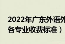 2022年廣東外語外貿(mào)大學(xué)學(xué)費(fèi)多少錢（一年各專業(yè)收費(fèi)標(biāo)準(zhǔn)）