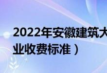 2022年安徽建筑大學(xué)學(xué)費(fèi)多少錢(qián)（一年各專(zhuān)業(yè)收費(fèi)標(biāo)準(zhǔn)）