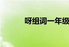 呀組詞一年級(jí)（呀組詞一年級(jí)）