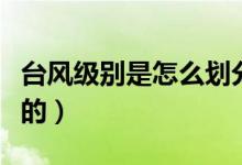 臺(tái)風(fēng)級(jí)別是怎么劃分的（臺(tái)風(fēng)級(jí)別是如何劃分的）