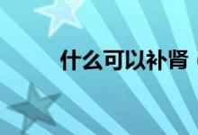 什么可以補腎（哪些東西補腎好）
