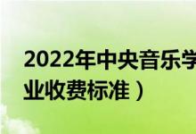 2022年中央音樂學(xué)院學(xué)費多少錢（一年各專業(yè)收費標(biāo)準）
