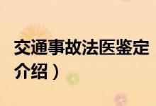 交通事故法醫(yī)鑒定（關于交通事故法醫(yī)鑒定的介紹）