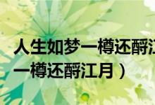 人生如夢一樽還酹江月表達(dá)的意思（人生如夢一樽還酹江月）