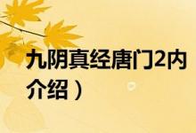 九陰真經(jīng)唐門2內(nèi)(關(guān)于九陰真經(jīng)唐門2內(nèi)的介紹)