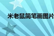 米老鼠簡(jiǎn)筆畫(huà)圖片大全（米老鼠簡(jiǎn)筆畫(huà)）