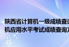 陜西省計算機一級成績查詢時間（陜西2022上半年全國計算機應用水平考試成績查詢方法）