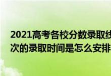 2021高考各校分?jǐn)?shù)錄取線黑龍江（2022黑龍江高考提前批次的錄取時間是怎么安排的）